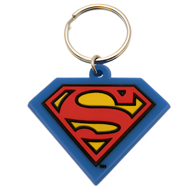 Superman 'S' Emblem Nyckelring