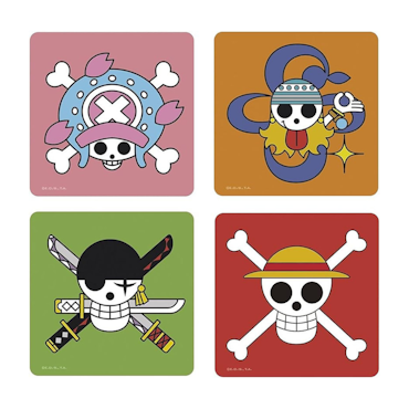 One Piece Drinkunderlägg 4-Pack