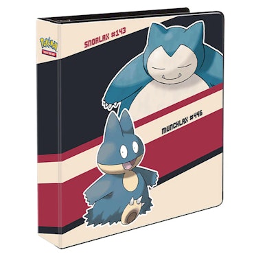 Pokemon 3-rings Album Snorlax & Munchlax (Ultra Pro)
