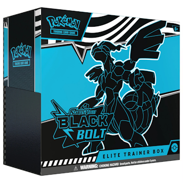 Pokemon Scarlet & Violet 10.5: Black Bolt Elite Trainer Box (Försenad leverans till i början på augusti)