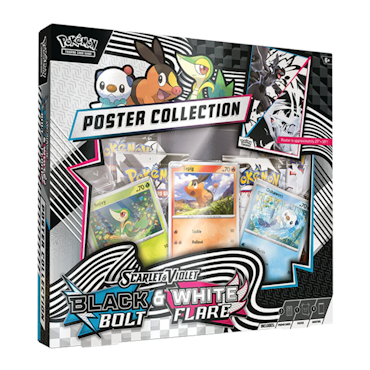Pokemon Scarlet & Violet 10.5: Black Bolt & White Flare Poster Collection