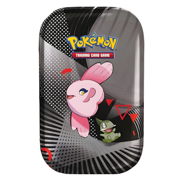 Pokemon Scarlet & Violet 10.5: Black Bolt & White Flare Mini Tin - Axew & Alomomona