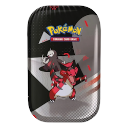 Pokemon Scarlet & Violet 10.5: Black Bolt & White Flare Mini Tin - Krookodile & Drilbur - Release Date: 07/18/2025