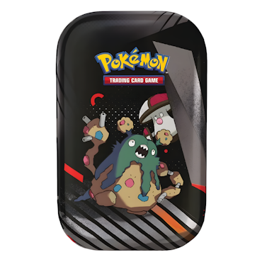 Pokemon Scarlet & Violet 10.5: Black Bolt & White Flare Mini Tin - Garbodor & Amoonguss