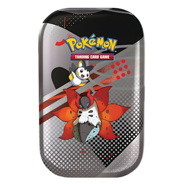 Pokemon Scarlet & Violet 10.5: Black Bolt & White Flare Mini Tin - Volcarona & Emolga