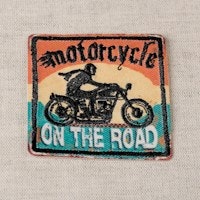 Motorcycle on the road