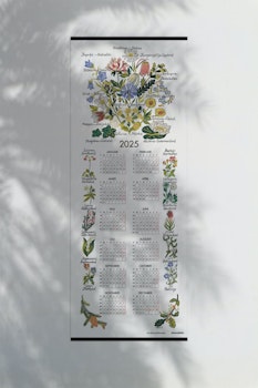 Landskapsblommor, kalender 2025