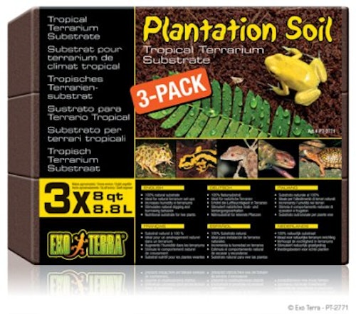 PLANTATION SOIL 3X 8.8L TROPISKT SUBSTRAT EXOTERRA