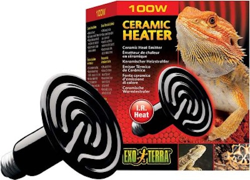 VÄRMELAMPA KERAMISK100W E27 EXOTERRA