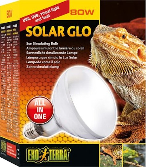 SOLAR GLO 80W UVA/UVB VÄRME & SOLLJUS E27 EXOTERRA