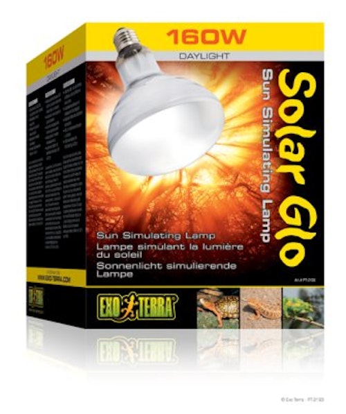 SOLAR GLO 125W UVA/UVB VÄRME & SOLLJUS E27 EXOTERRA