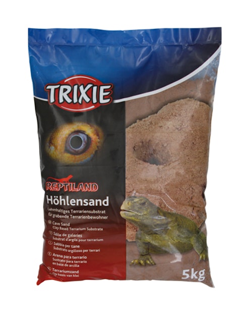 TERRARIESAND MÖRKRÖD 5 KG LERIG F.GRÄVANDE REPTILER