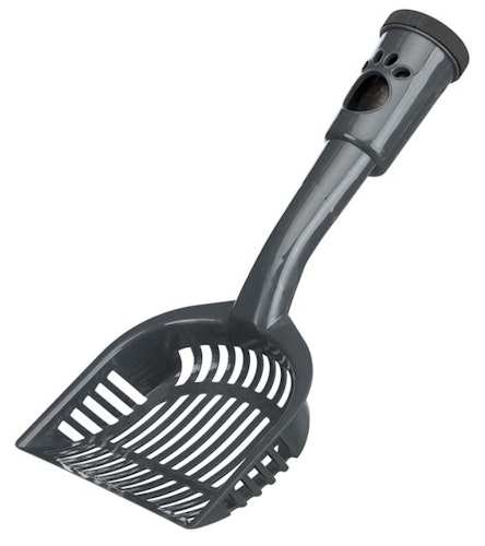Kattspade med 20 påsar i handtaget,