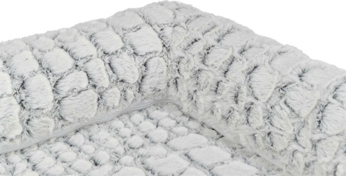 Lino vital bädd, rektangulär, 110 × 75 cm, svart/grå