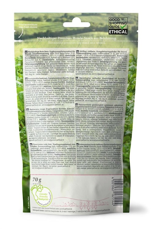 GOOODies training Snack Adult, 70 g vegetarisk