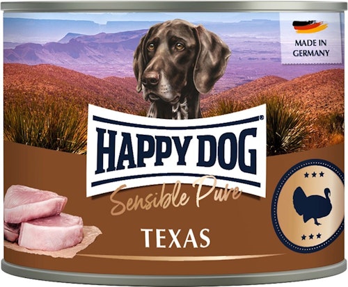 HappyDog konserv, Texas, 100% kalkon