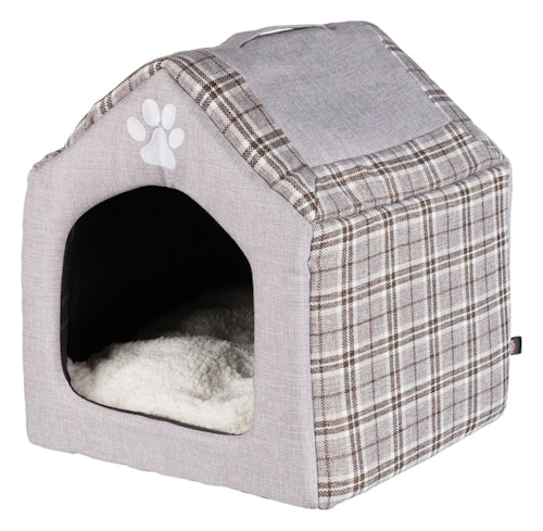 Silas igloo, 40 × h45 × 40 cm, grå/cream