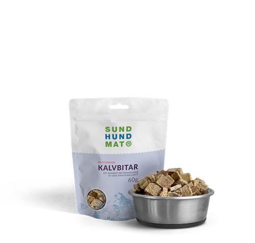 FRYSTORKADE KALVBITAR 60G