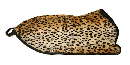 Z Regntäcke vändbar Leopard/Svart