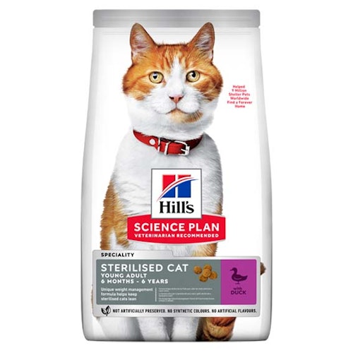 Hills Feline Adult Sterilised with Duck