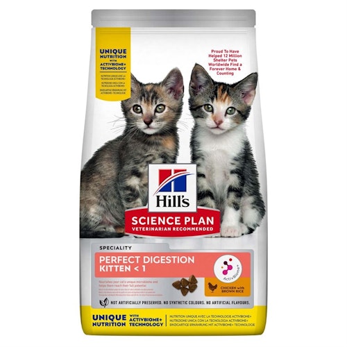 Hills Kitten Perfect Digestion Chicken & Brown Rice