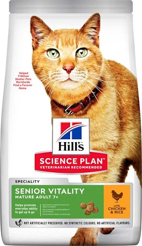 Hills Feline Senior Vitality Chicken with Rice