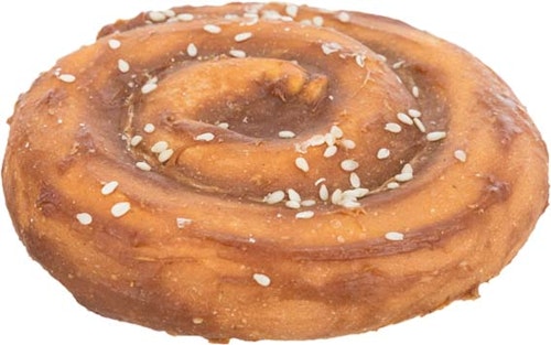Denta Fun Tugg "kanelbulle", anka, bulk, ø 9 cm, 70 g