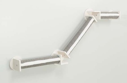 Vägg-set 2, 195×78 cm, vit/grå