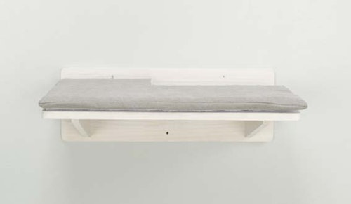 Plattform väggmonterad, 50×17,5×36,5 cm, vit
