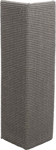 Klösbräda XXL, vägg/hörnmonterad, 38 × 75 cm, sisal/plysch, grå