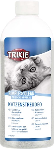 Simple'n'Clean kattlådedeo, aktivt kol, 750 g