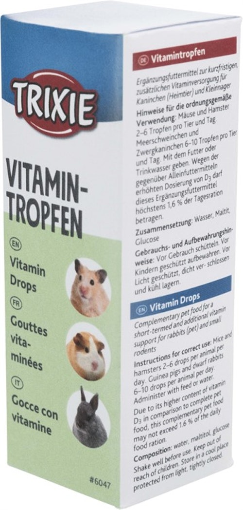 Vitamindroppar för gnagare 15ml