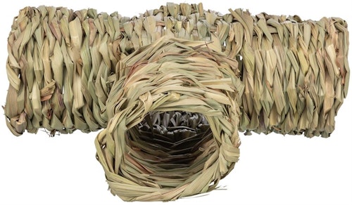 Tunnel med avstängning, hamster, gräs, 25 x 9 x 18 cm