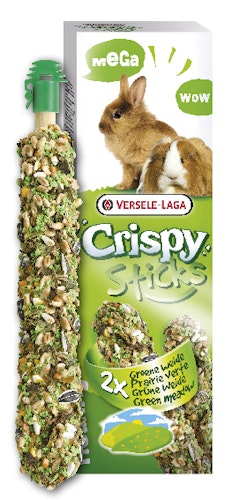 VL Crispy MegaSticks Kanin/Marsvin, Greenmeadow