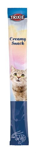 Creamy Snacks till katt. Med räkor, 5 × 14 g