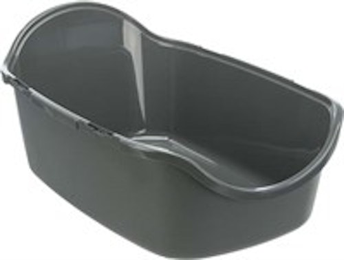 Be Eco Vico kattlåda, med huv, 40 × 40 × 56 cm, antracit/grå-grön
