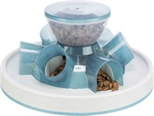 Cat Activity TunnelFeeder 28x14 cm, lj. blå/vit
