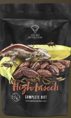 GECKO NÄRING, HÖGA INSEKTER 100 GRAM