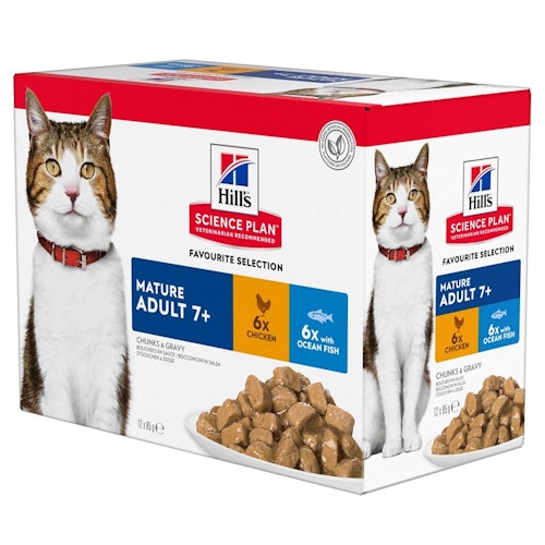 Hills Feline Mature Chicken & Ocean Fish