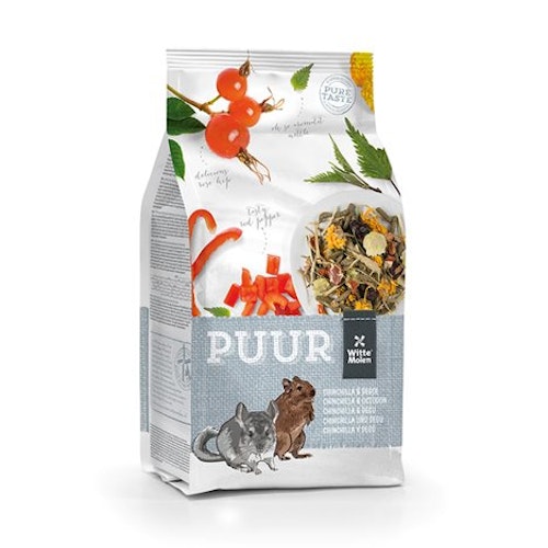 G FODER VM PUUR CHINCHILLA/DEGU 500GR