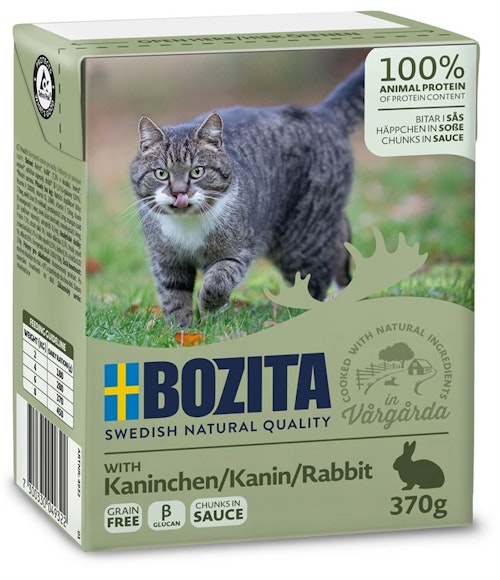 Bozita Katt Tetra Bitar i gelé Kanin 370 g