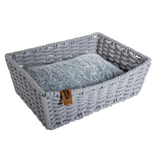 K BÄDD FLÄTAD KORG SIESTA MED DYNA 45X34X16