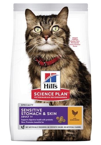 Hills Feline Adult Sen.Stomach & Skin Chicken