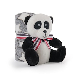 Plysch Panda och Mjuk filt