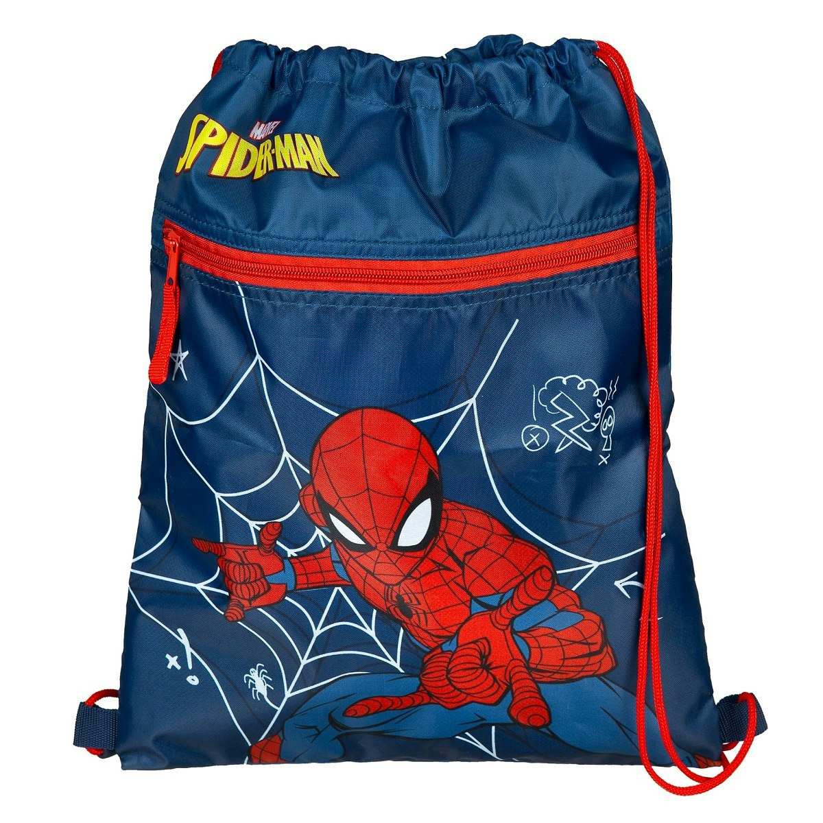 Gymnastikpåse  37x31cm - Spindelmannen Spiderman
