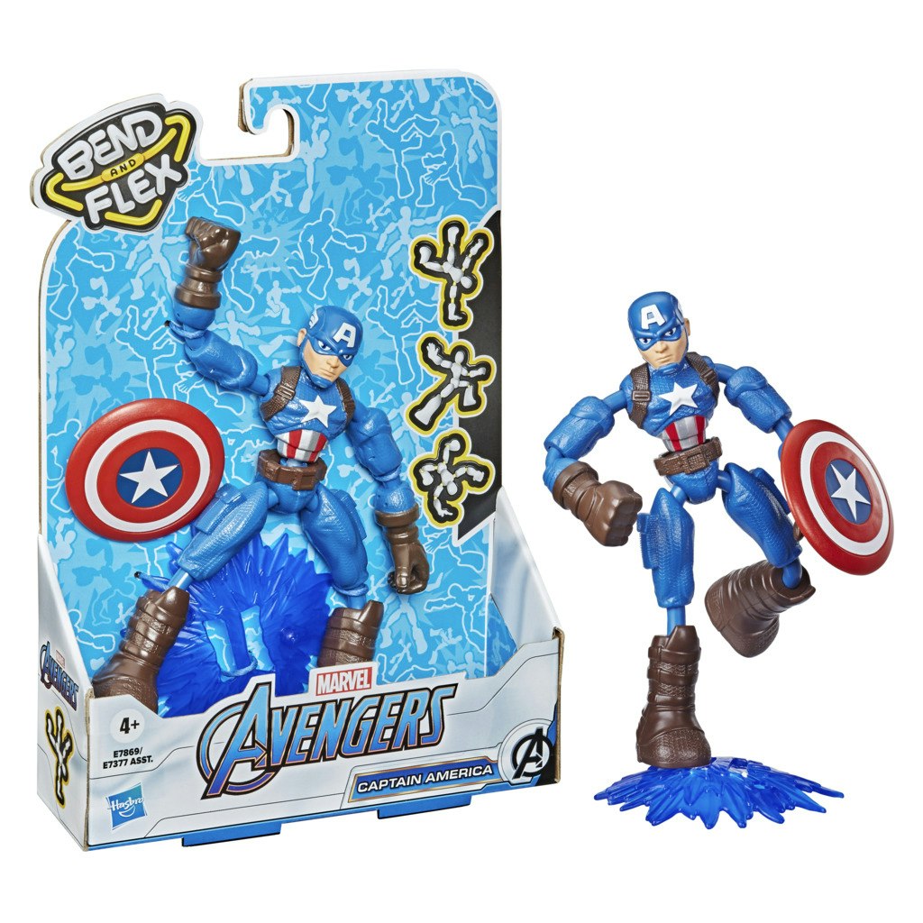Bend and flex 15 cm Captain America - Avengers