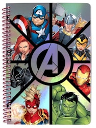 Anteckningsbok 140-sidor A5 - Avengers