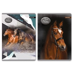 Anteckningsbok A5 2-pack - Hästar