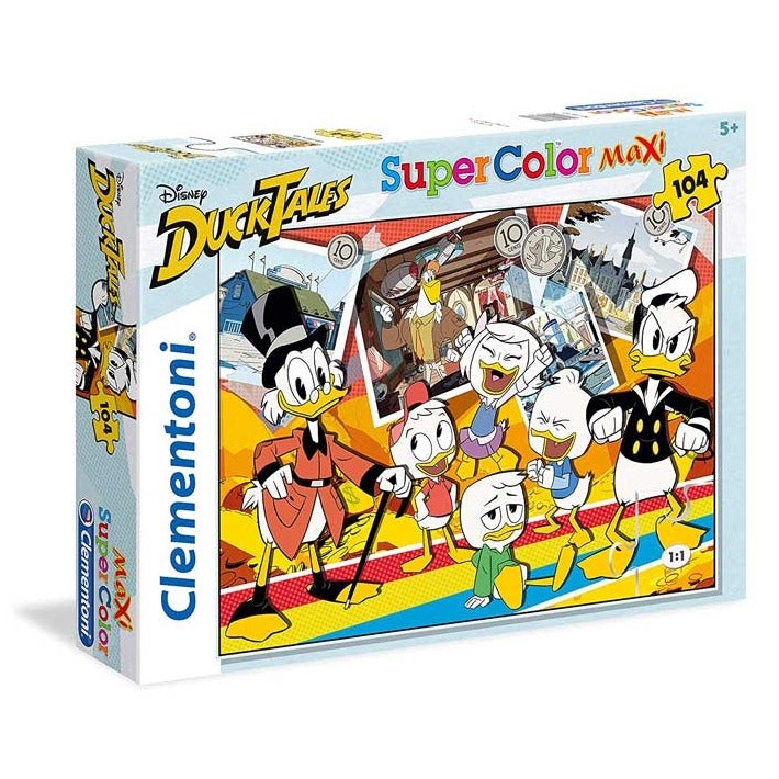 Pussel Kids SuperColor 104 bitar - DuckTales