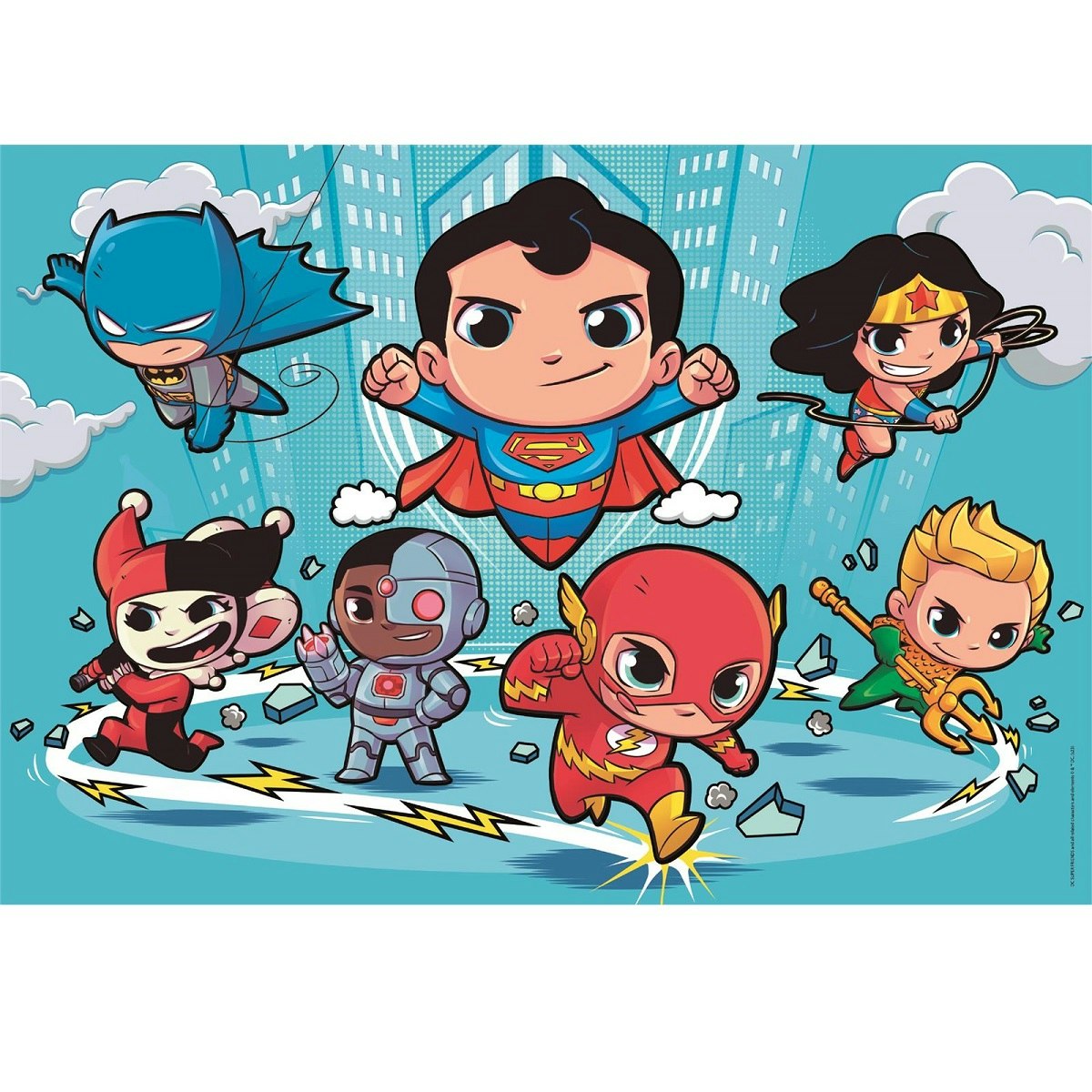 Pussel 30 bitar Clementoni - Super Friends